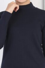 İNTERLOK ORTA DÜZ YARIM BALIKÇI - LACİVERT