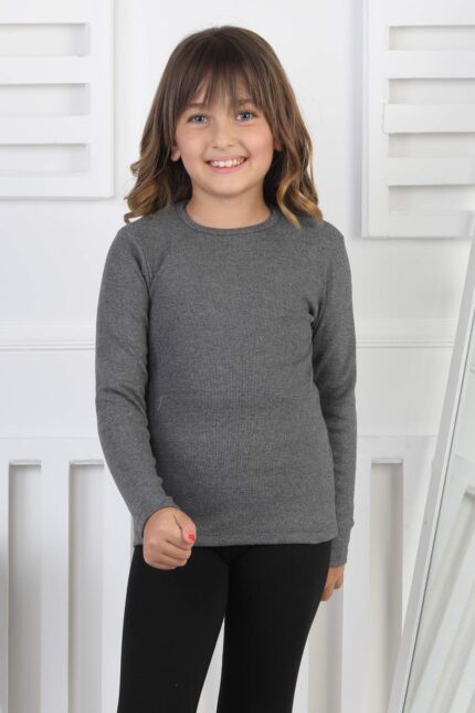 KAŞKORSE ORTA BİSİKLET YAKA BADİ - ANTRASİT