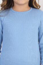 KAŞKORSE ORTA BİSİKLET YAKA BADİ - MAVİ