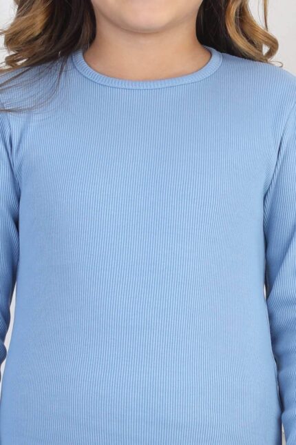 KAŞKORSE ORTA BİSİKLET YAKA BADİ - MAVİ