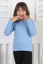 KAŞKORSE ORTA BİSİKLET YAKA BADİ - MAVİ