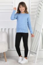 KAŞKORSE ORTA BİSİKLET YAKA BADİ - MAVİ