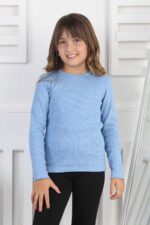 KAŞKORSE ORTA BİSİKLET YAKA BADİ - MAVİ