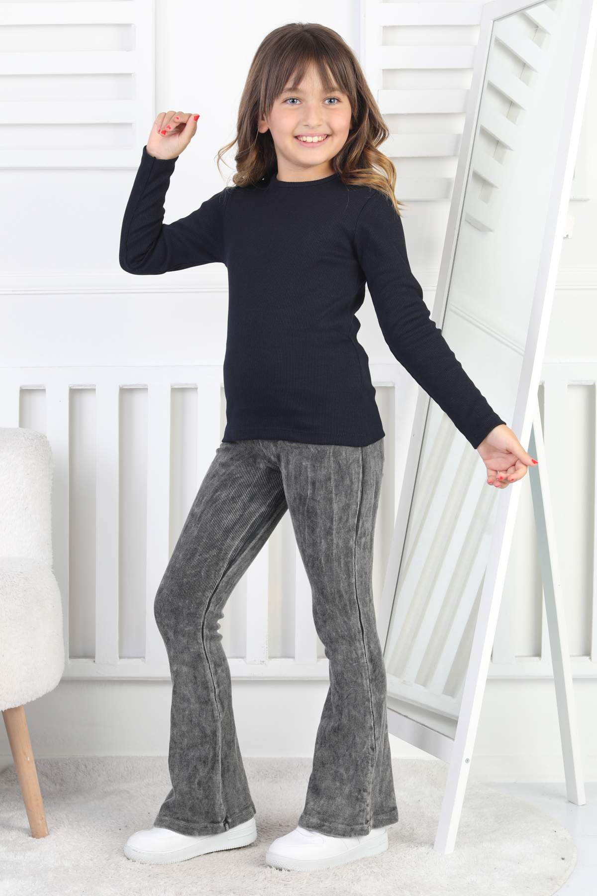 KAŞKORSE ORTA BİSİKLET YAKA BADİ – LACİVERT