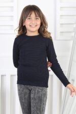 KAŞKORSE ORTA BİSİKLET YAKA BADİ - LACİVERT