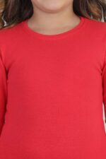 RİBANA BİSİKLET YAKA ORTA - KIRMIZI