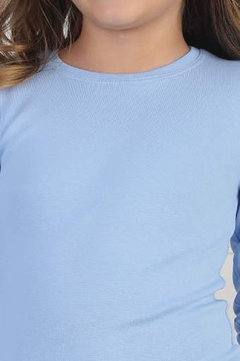 RİBANA BİSİKLET YAKA ORTA - MAVİ