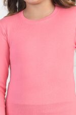 RİBANA BİSİKLET YAKA ORTA - PEMBE