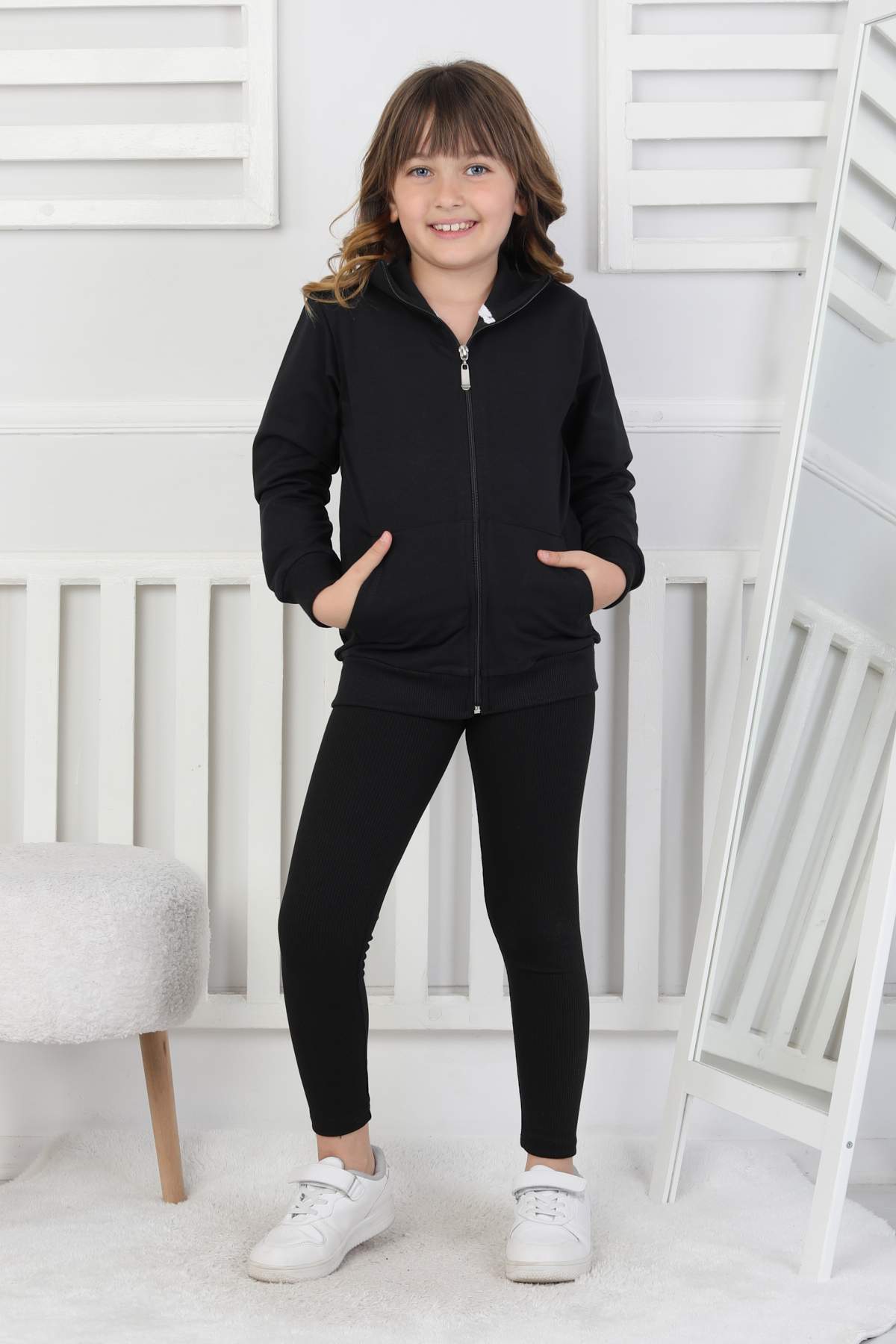 SWEET FERMUARLI İKİ İPLİK  ORTA – SİYAH