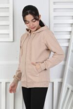 SWEET FERMUARLI KAPİŞONLU GARSON - BEJ