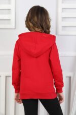 SWEET FERMUARLI KAPİŞONLU GARSON - KIRMIZI