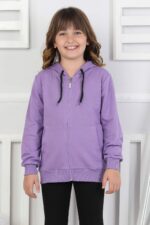 SWEET FERMUARLI KAPİŞONLU GARSON - LİLA