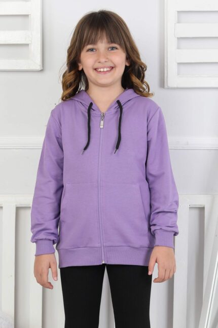 SWEET FERMUARLI KAPİŞONLU GARSON - LİLA