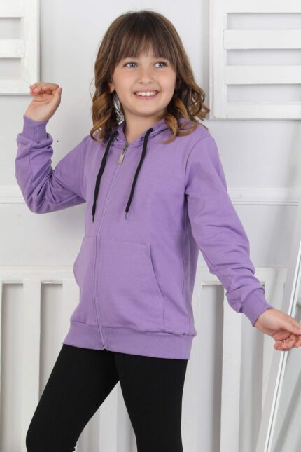 SWEET FERMUARLI KAPİŞONLU GARSON - LİLA