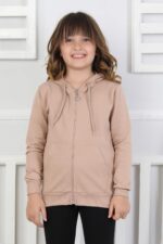 SWEET ORTA İKİ İPLİK FERMUARLI - BEJ