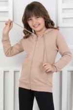 SWEET ORTA İKİ İPLİK FERMUARLI - BEJ