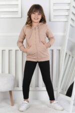 SWEET ORTA İKİ İPLİK FERMUARLI - BEJ