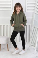 SWEET ORTA İKİ İPLİK FERMUARLI - HAKİ