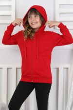 SWEET ORTA İKİ İPLİK FERMUARLI - KIRMIZI