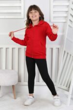 SWEET ORTA İKİ İPLİK FERMUARLI - KIRMIZI