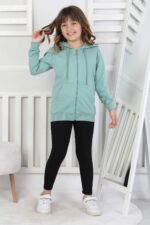 SWEET ORTA İKİ İPLİK FERMUARLI - KOYU YEŞİL