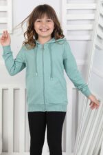 SWEET ORTA İKİ İPLİK FERMUARLI - KOYU YEŞİL