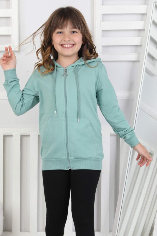 SWEET ORTA İKİ İPLİK FERMUARLI - KOYU YEŞİL