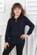 SWEET ORTA İKİ İPLİK FERMUARLI - LACİVERT