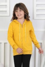 SWEET ORTA İKİ İPLİK FERMUARLI - HARDAL