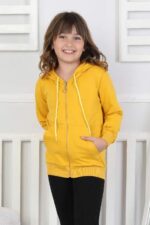 SWEET ORTA İKİ İPLİK FERMUARLI - HARDAL