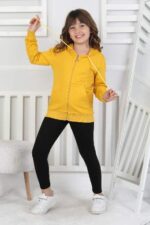 SWEET ORTA İKİ İPLİK FERMUARLI - HARDAL