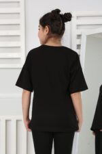 OVERSİZE DÜZ TSHİRT - SİYAH